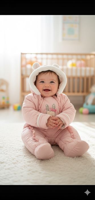 Combinezon calduros cu textura foarte fina