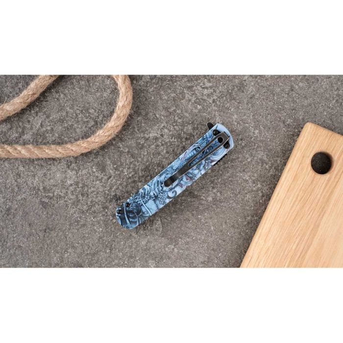 Сгъваем нож Ganzo G626-GS Blue Samurai Tanto