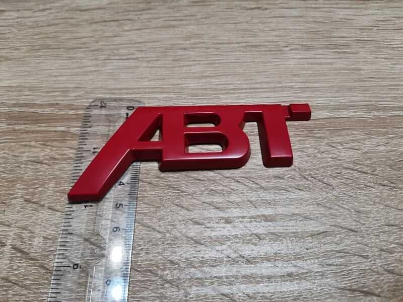червена емблема Ауди АБТ Audi ABT голям размер