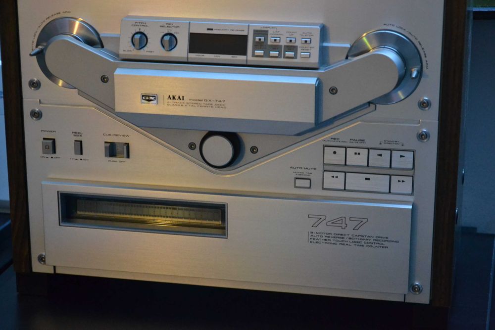 Magnetofon Akai GX-747 646 Pioneer RT-909 RT-707