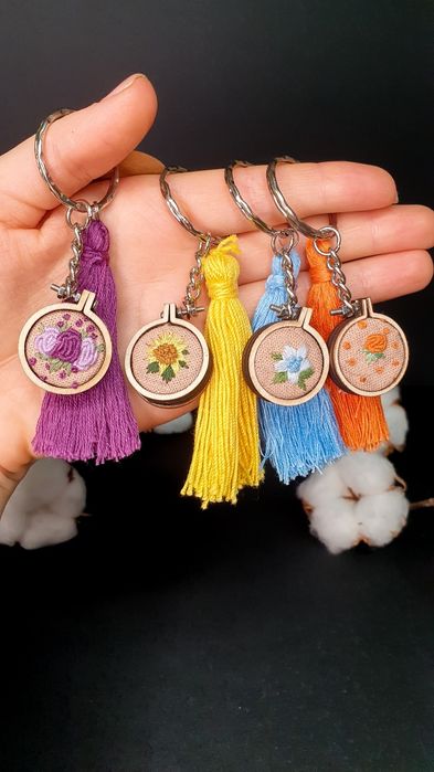 Breloc minigherghef handmade.