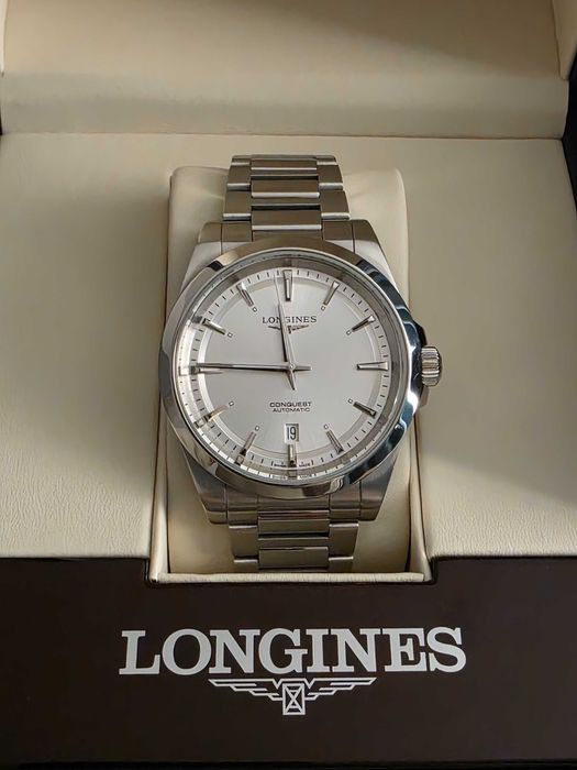 Longines Conquest 41 мм луксозен швейцарски мъжки автоматичен часовник