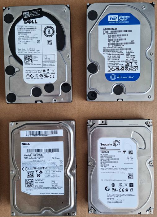 Hard disk HDD SSD SATA 1 - 6 TB