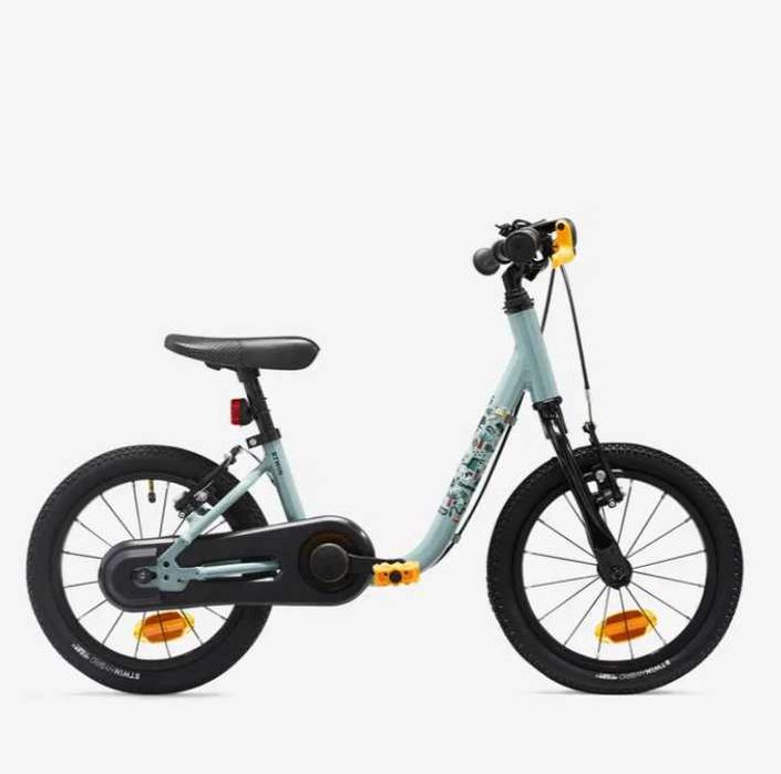 Bicicleta 2 in 1 Decathlon Discover 900 14" Verde + accesorii