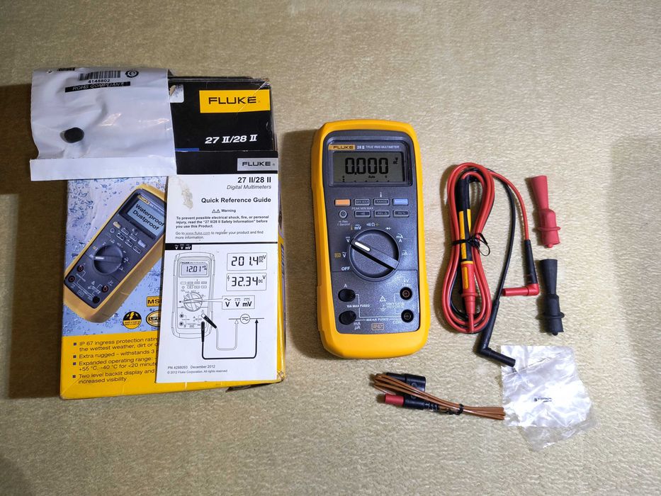 Fluke 28 II 20000 Count True RMS IP67 водоустойчив мултиметър