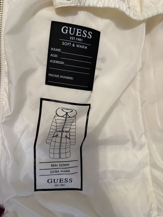 Guess пуховик на девочку