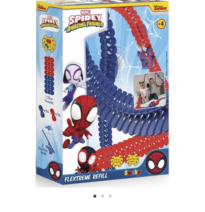 Игрален комплект + удължения Smoby Spidey Amazing Friends - Писта Спайди