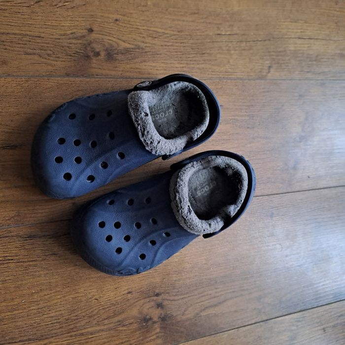 Saboti/șlapi Crocs imblaniti nr C 8-9 (24-26)