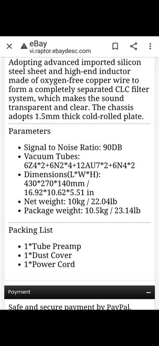 Preamplificator pe lămpi