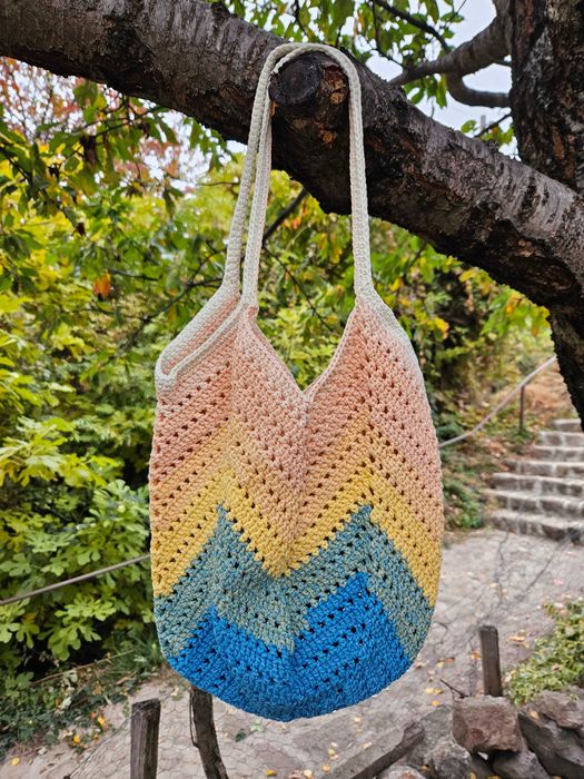 Плетена чанта на една кука