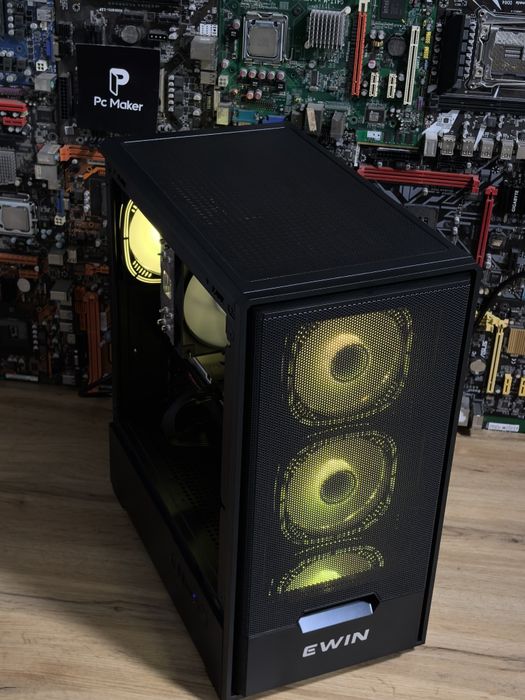 Компьютер Intel 14/28 ядер/ОЗУ32г DDR4/RX 580 8g/ssd nvme120/hdd 1T