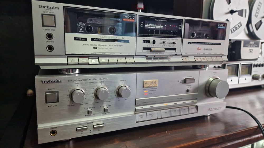 Amplificator Technics SU-V450 Deck Dublu Technics RS-B33W