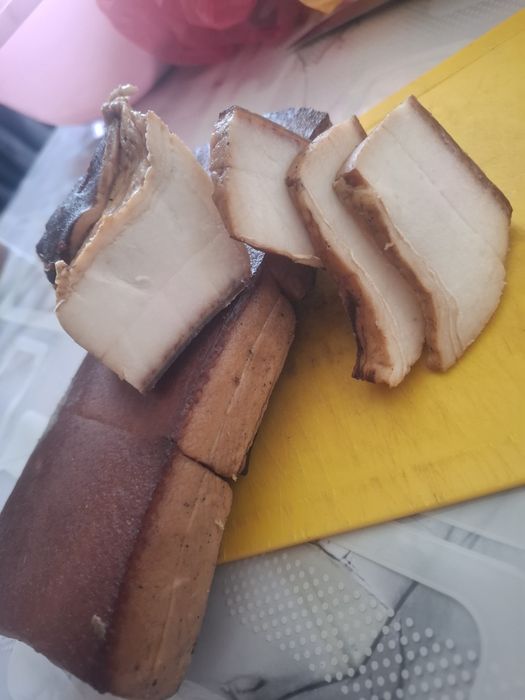 Сало копчёное от домашней свинки