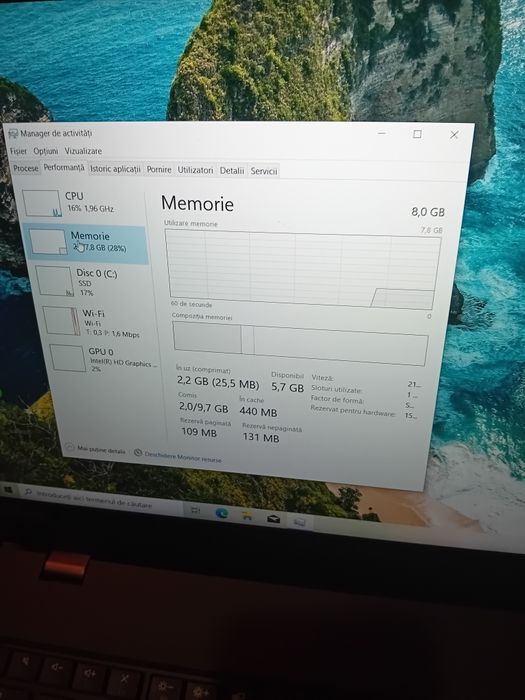 Lenovo Thinkpad T570.i7 gen6,8gb,ssd 1tb