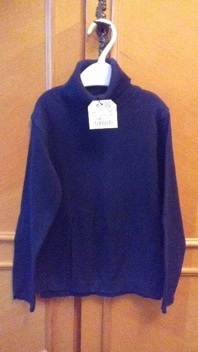Pulovar fete cu guler (maleta) - Zara Girls 5-6 ani , 118 cm