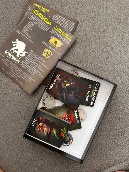 4 jocuri board games: Coup, ONUW, The Crew, Travelin'