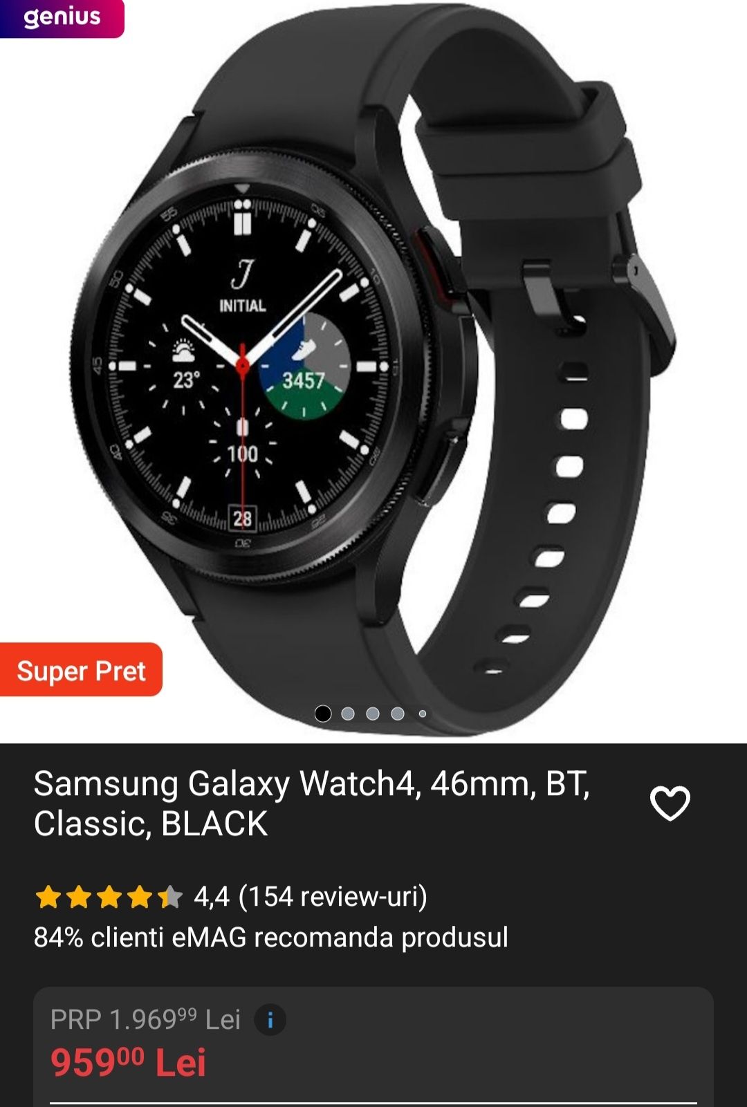 Samsung galaxy watch 46mm emag deals