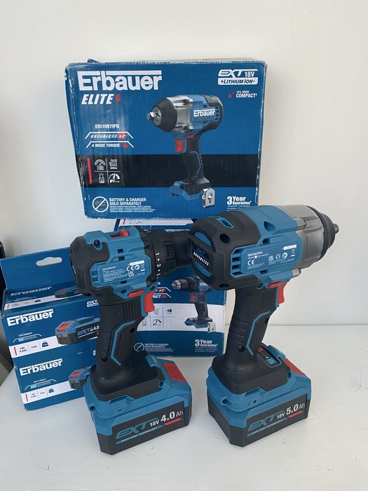 Erbauer Impact / Filetanta 18V Brushless Nou!