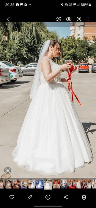 Rochie de mireasă tip prințesă