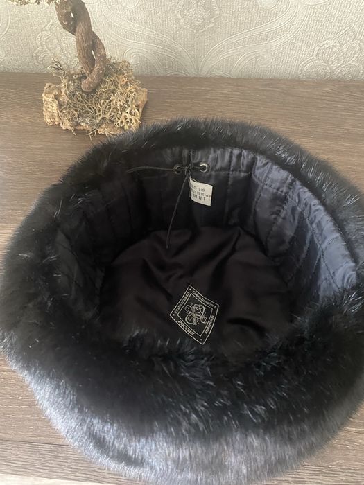 Норковая полная мужская шапка, одевал редко