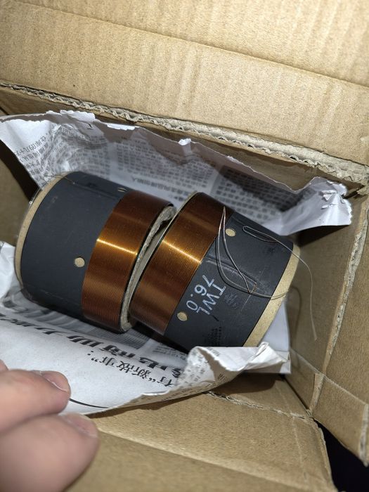Bobina difuzor bass 76 mm