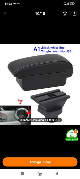Cotiera modulară  pentru Minicooper