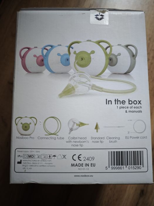 електрически назален аспиратор Nosiboo Pro