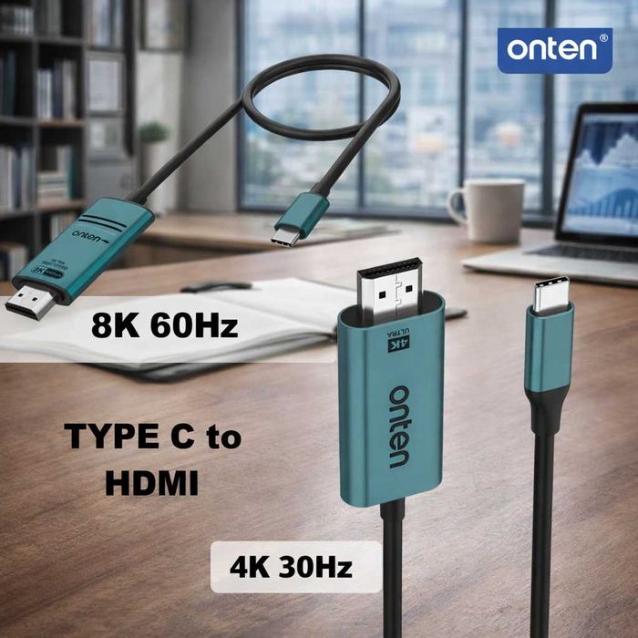 Onten UC952 и UC982 — адаптеры Type-C to HDMI 8K 4K. Есть доставка
