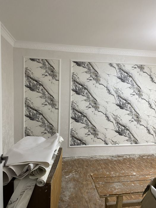 ЛЕВКАС покраска поклейка обоев