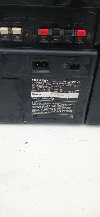 Двухкассетный магнитофон,Шарп