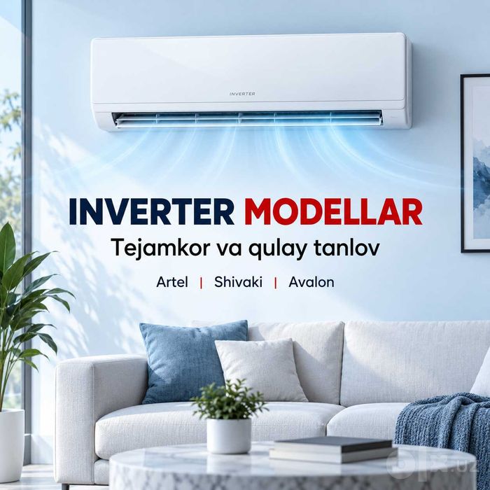 Konditsionerlar Artel, Shivaki, Avalon — kafolat bilan
