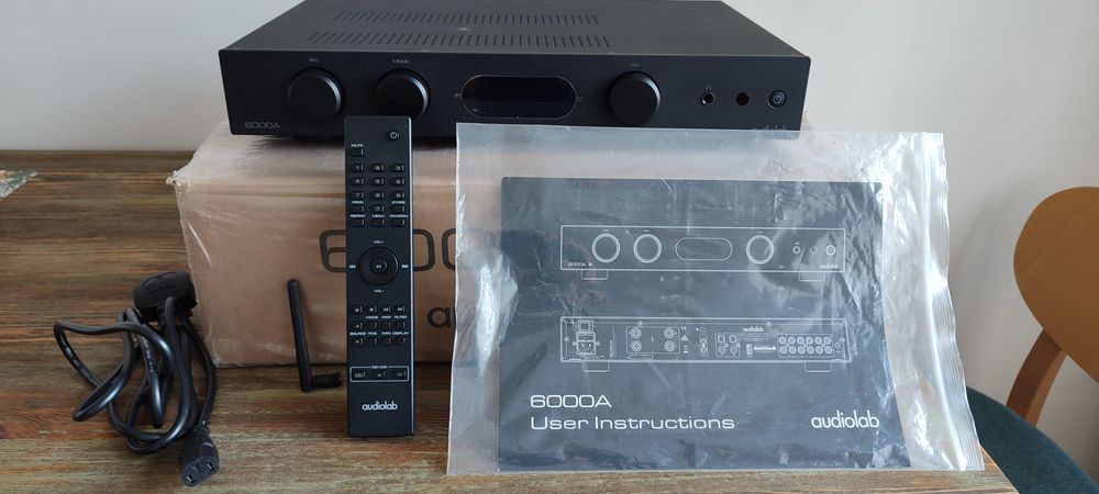 Audiolab 6000A-amp, dac, phono, bluetooth