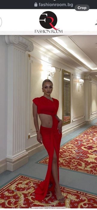 Червена рокля fashion room