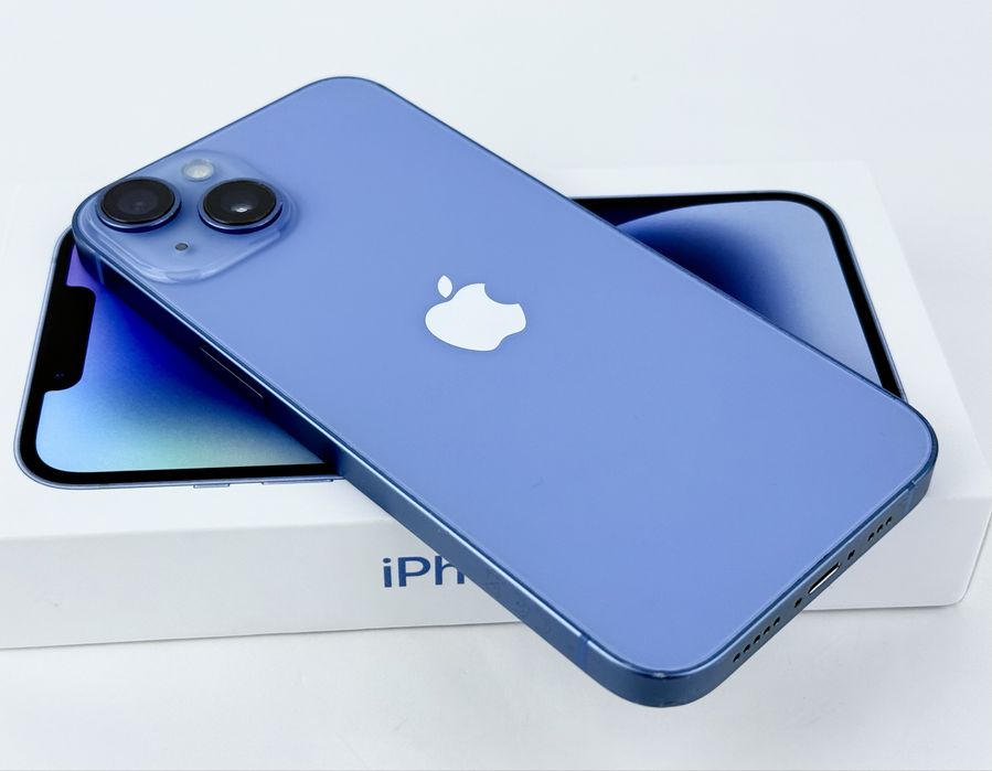Apple iPhone 14 128GB Blue 100% Батерия! Гаранция!