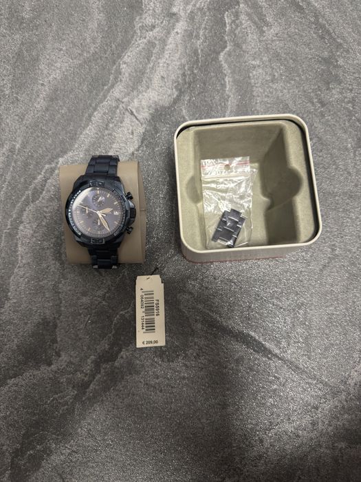 Fossil Bronson Men's Watch with Stainless Steel Bracelet Chronograph