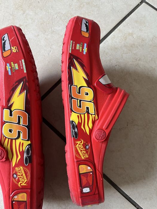 Slapi crocs  Lightning McQueen marimea 43