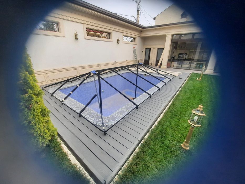 Банер баннер бассен тент baner banner tent bassen установка киламиз