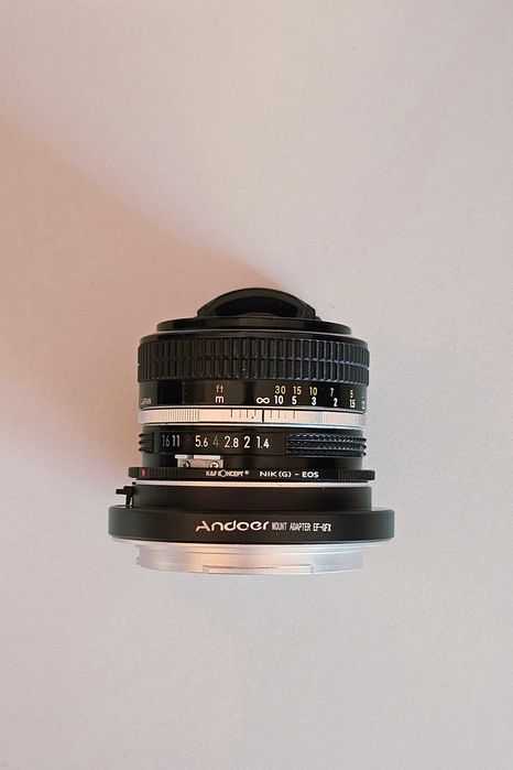Nikkor 50mm f1.4 + Nik(G) - GFX адаптер