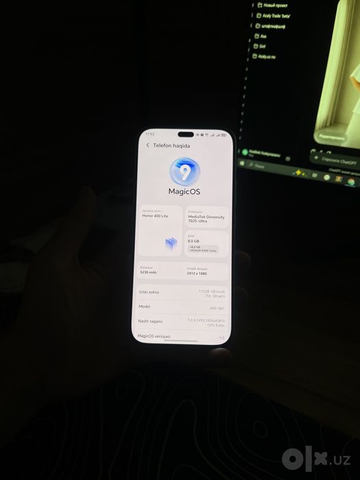Honor 400 Lite 256 talik
