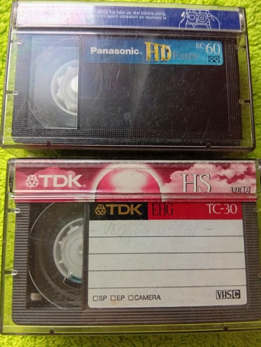 Casete  video VHSC,DV