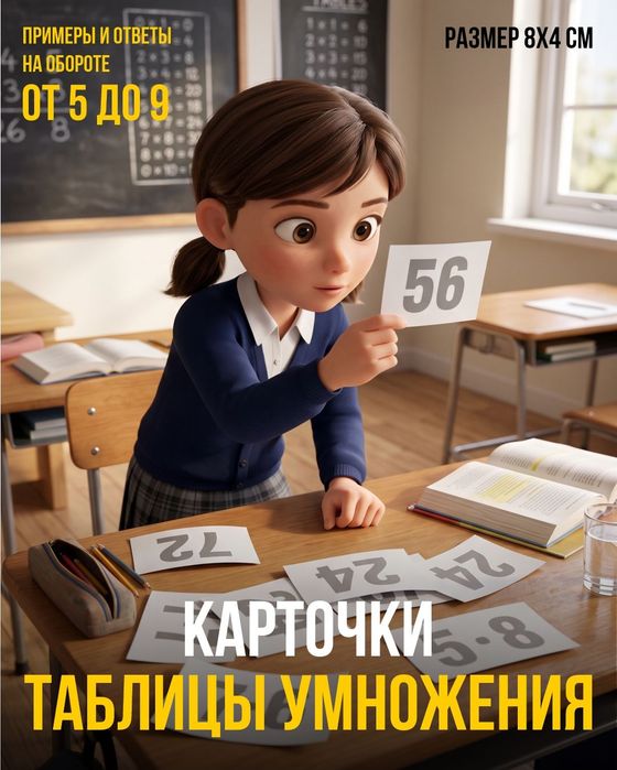 Таблица умножения / карточки