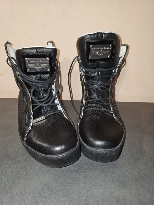 Ghete Alessandro Biaggio Piele Naturala Premium 39 EU / 6 UK