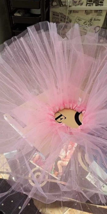 Детска блещукаща пола на звездички