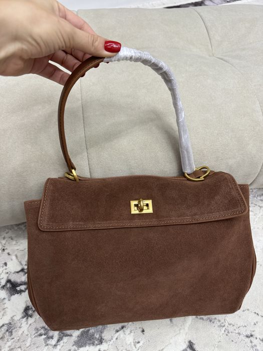 Сумка Balenciaga Rodeo small замша