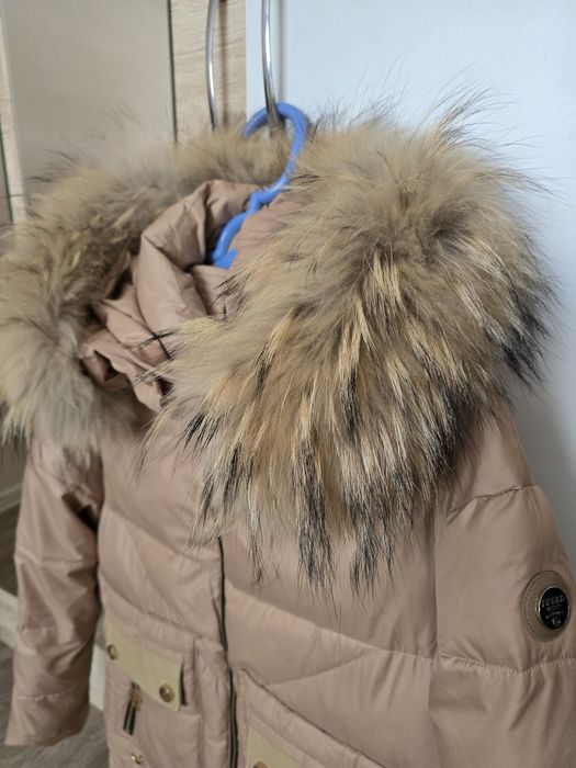 Зимний пуховик натуралка