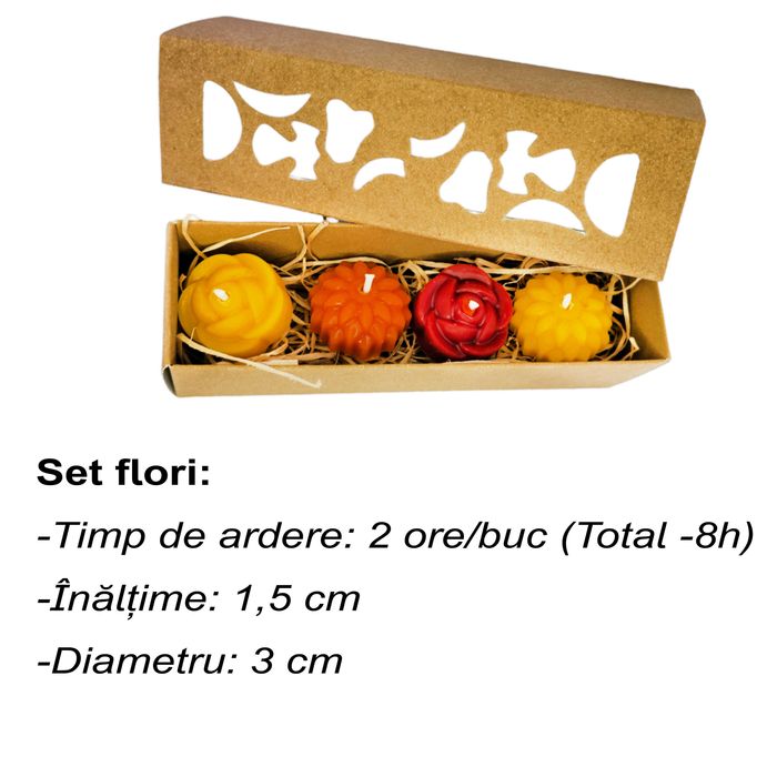 Lumanare din ceara naturală de albine ( 100% naturale )