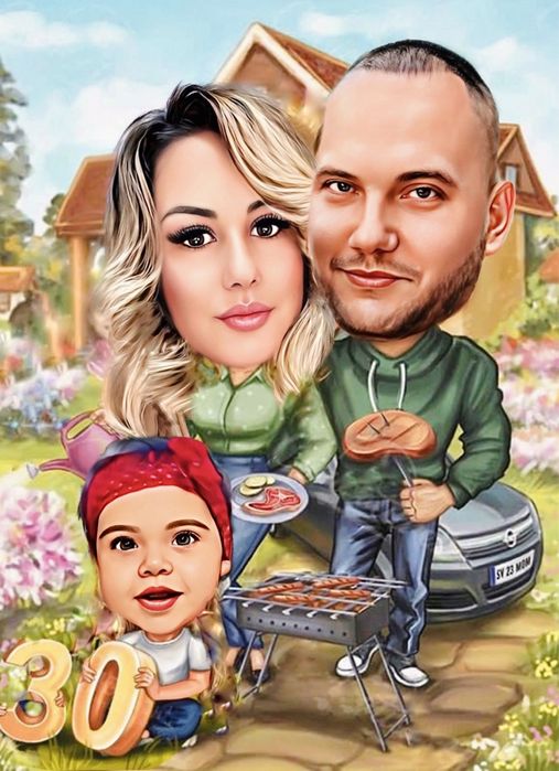 Карикатура А3