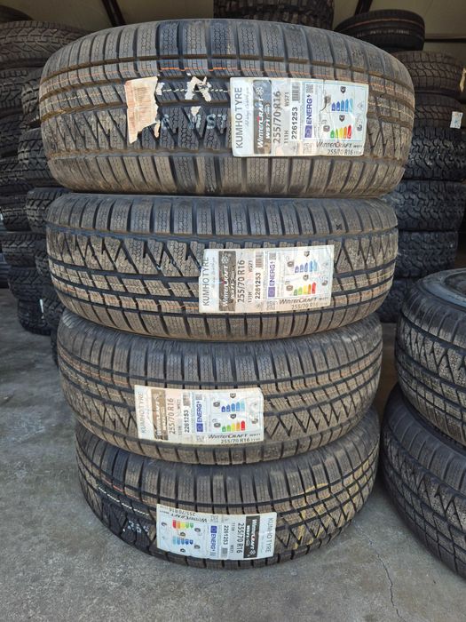 4 Anvelope M+S IARNA - 255/70/16 111H - Kumho WinterCraft WP71 SUV - NOU - DOT 2023 !