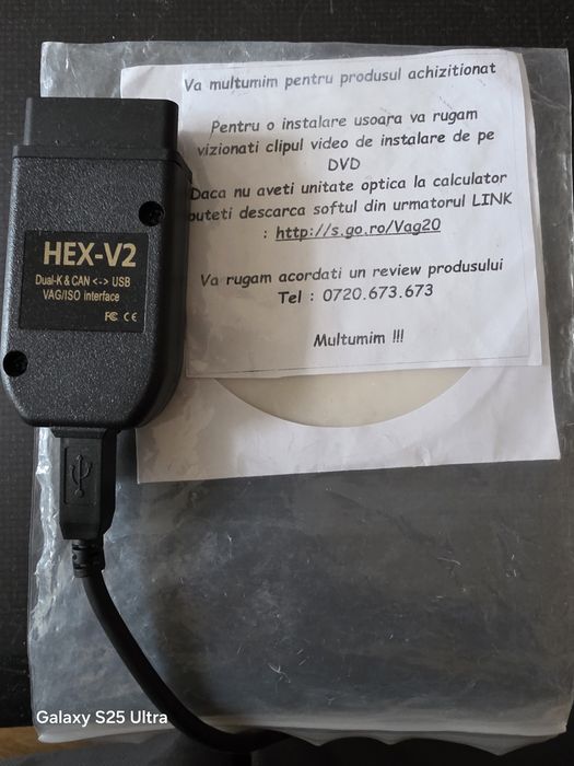 Vand interfata dhoagnoza auto VCDS HEX -V2