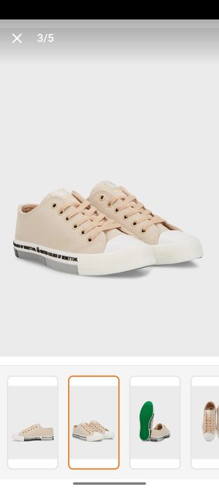 Женская обувь сникеры Benetton